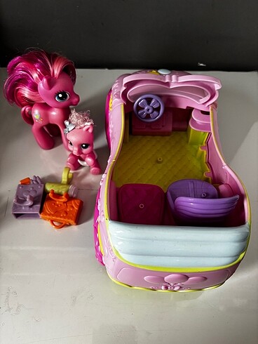  Beden My little pony pinkie pie araba seti