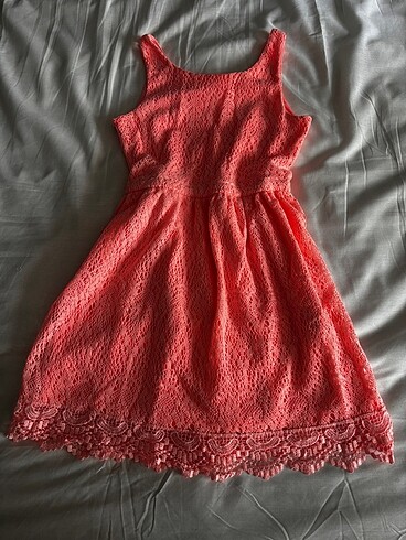 H&M dantelli elbise