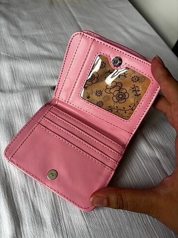 Beden pembe Renk Hello kitty aynali cuzdan