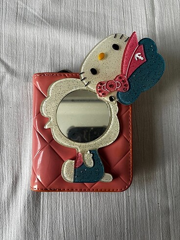  Beden pembe Renk Hello kitty aynali cuzdan