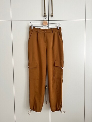 Kargo kumaş pantolon