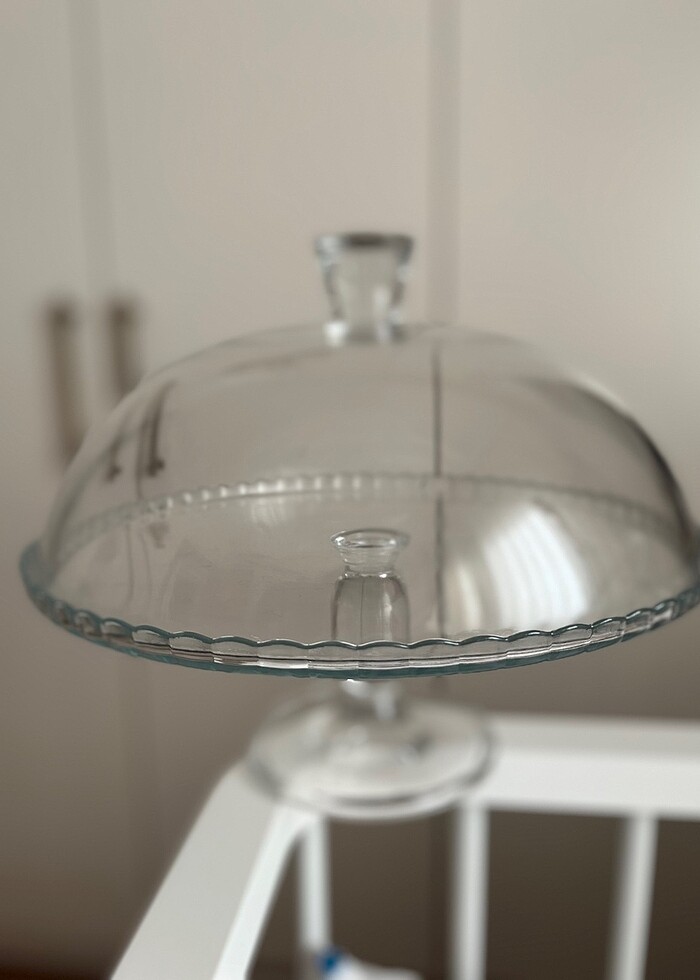 Ayaklı ve kapaklı servis tabağı - Görsel 2