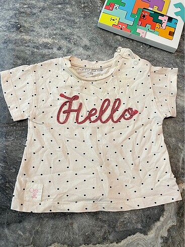Boyner markalı tshirt 6-9 ay