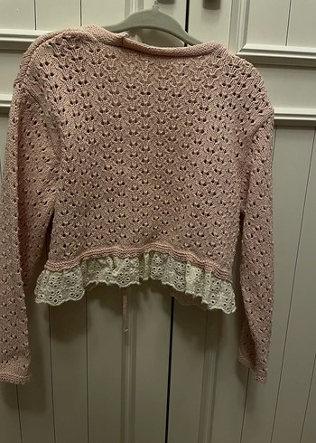 Zara Pembe Örgü  Kız Bolero 3 yaş - Görsel 3