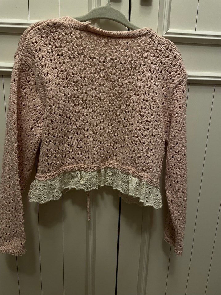 Zara Pembe Örgü  Kız Bolero 3 yaş - Görsel 3