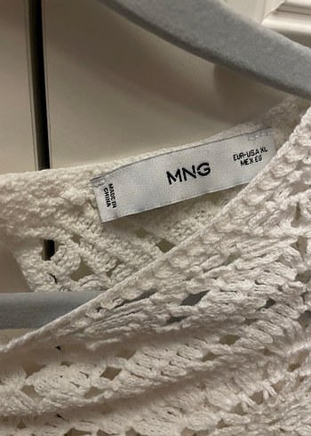xl Beden beyaz Renk Zara Beyaz Dantel Detaylı Triko Tunik