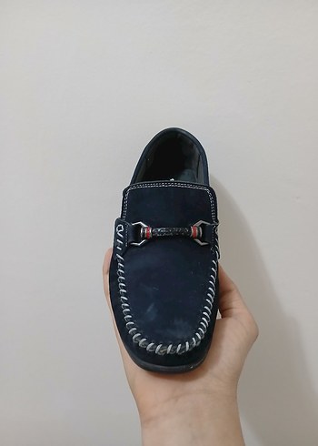 Koyu Mavi Süet Tokalı Erkek Günlük Ayakkabı - Görsel 2