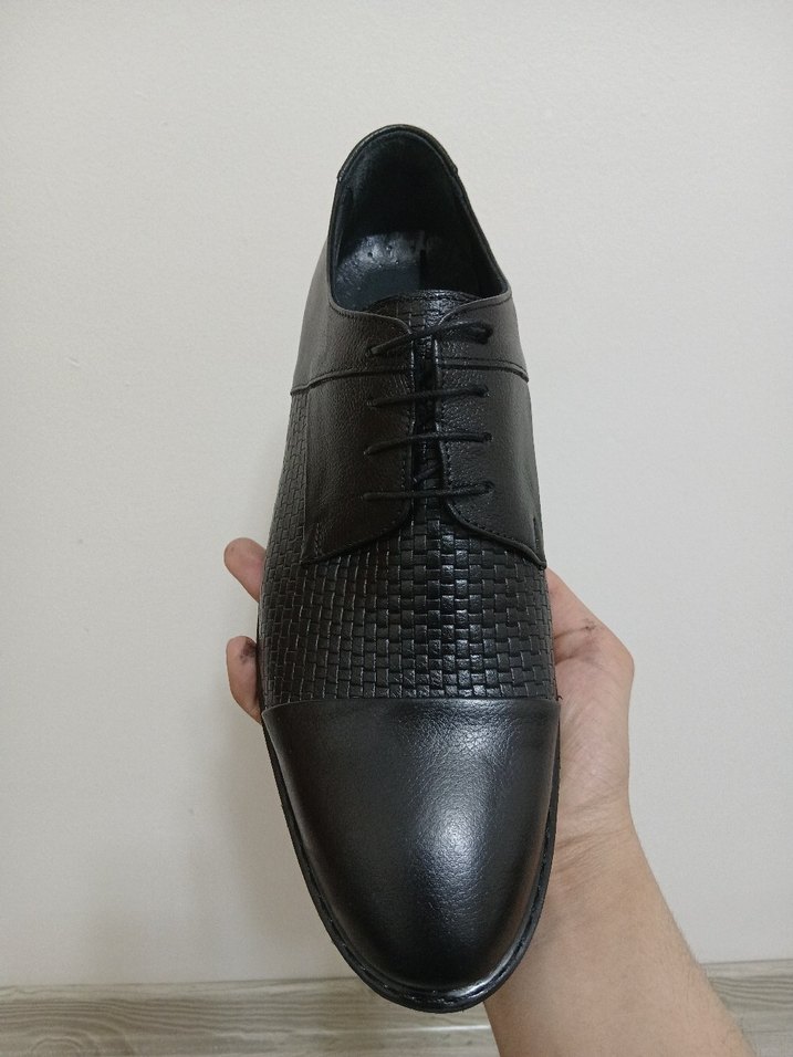Siyah Erkek Klasik Bağcıklı İş Ayakkabısı - Görsel 5