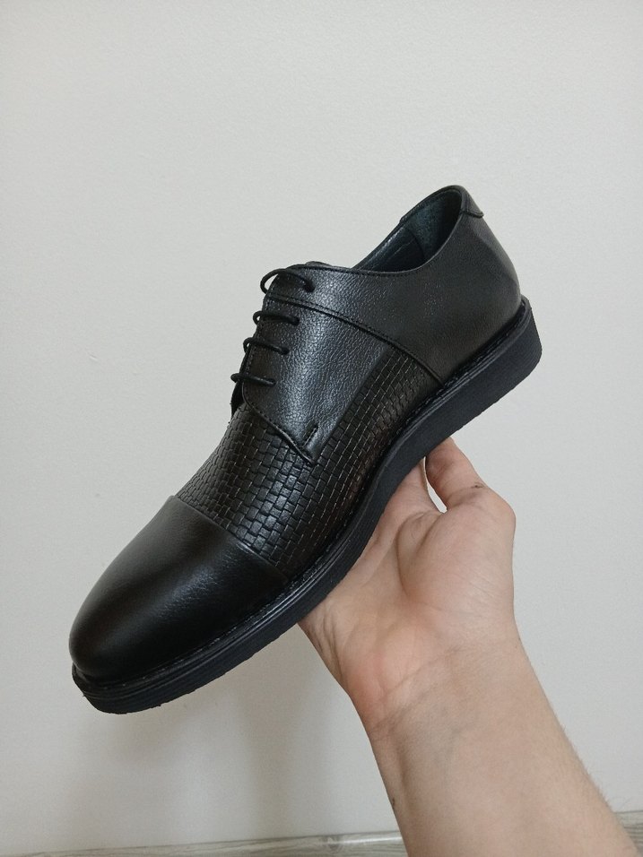 Siyah Erkek Klasik Bağcıklı İş Ayakkabısı - Görsel 2