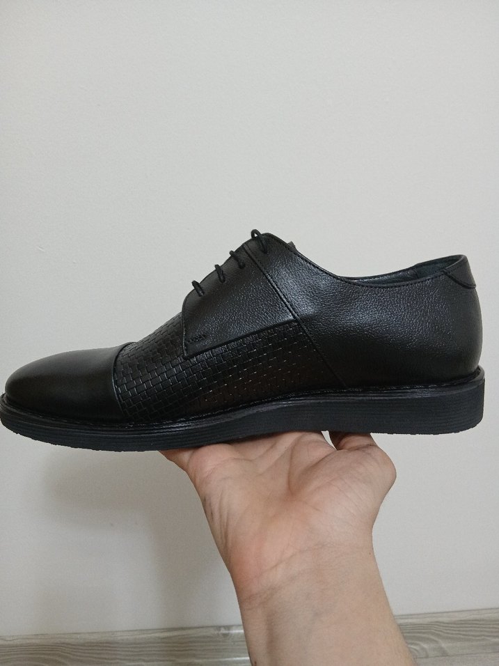 Siyah Erkek Klasik Bağcıklı İş Ayakkabısı - Görsel 3