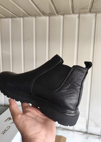 Siyah Tokalı Erkek Street Wear Bot - Görsel 3