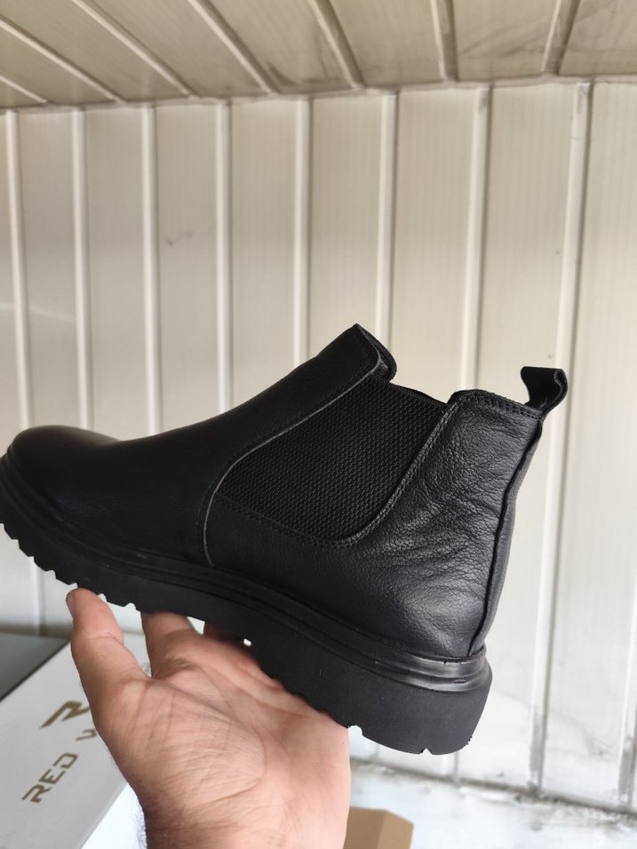 Siyah Tokalı Erkek Street Wear Bot - Görsel 3