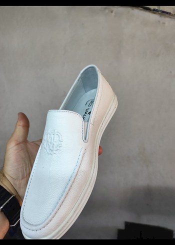 Diger Erkek Beyaz Minimalist Klasik Ayakkabı - Görsel 2