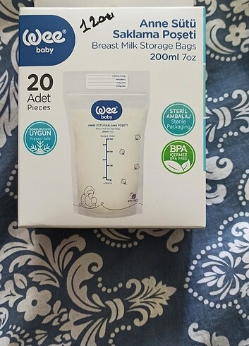 Wee süt saklama poşeti  - Görsel 3