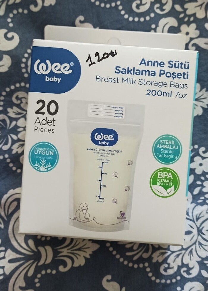 Wee süt saklama poşeti  - Görsel 2