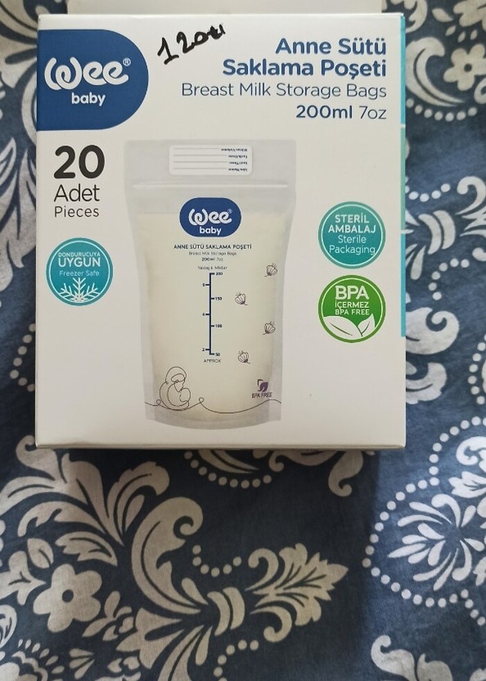 Wee süt saklama poşeti  - Görsel 3