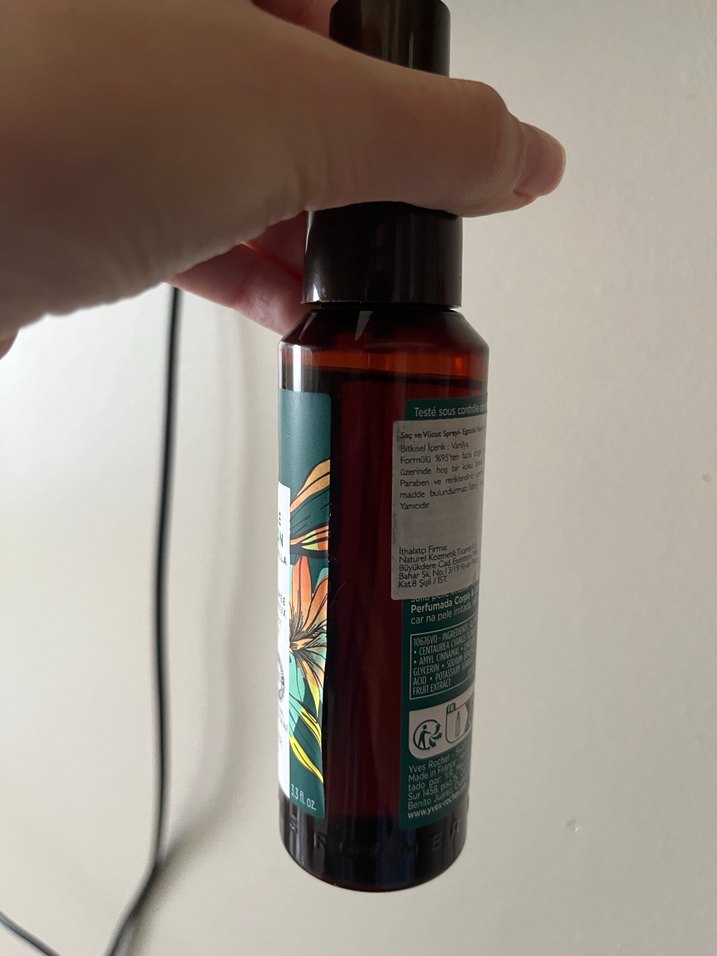 Yves Rocher Bourbon Vanilya Vücut ve Saç Spreyi - Görsel 2