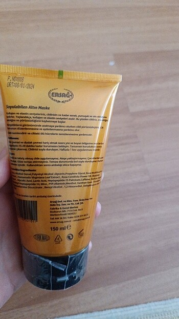 Beden Ersag altın maske