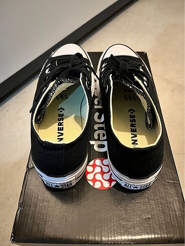 36 Beden siyah Renk Converse Chuck Taylor Lift