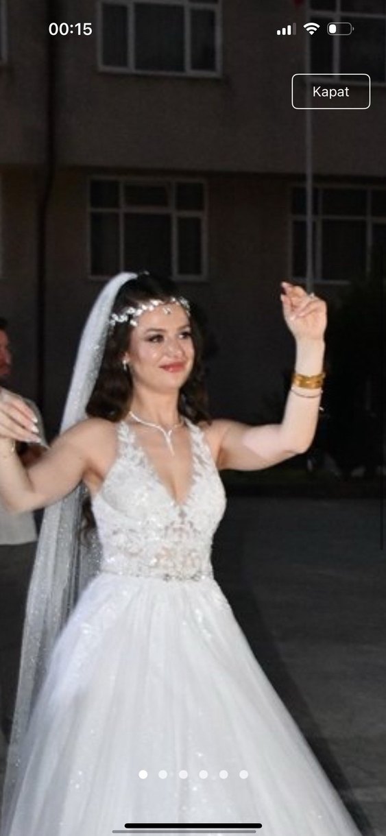 Helen gelin saç aksesuarı - Görsel 5