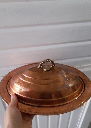 Diger Parlak Bakır Yemek Isıtıcı
