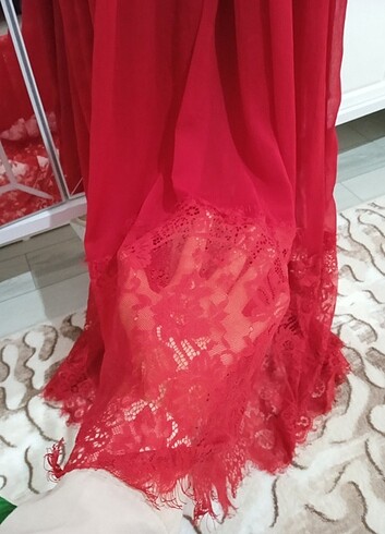 s Beden kırmızı Renk Kadın elbise 