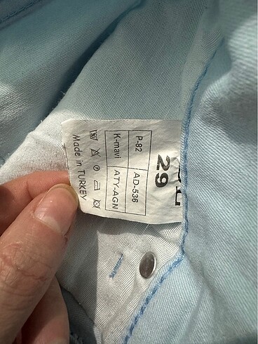 29 Beden mavi Renk Pantolon