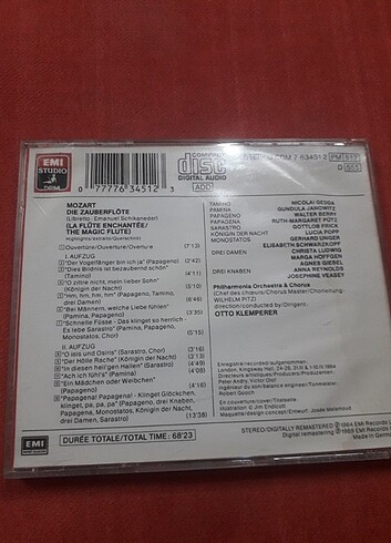 Mozart orjinal cd almanya