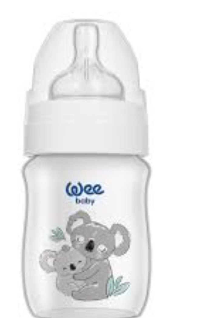 Bebek Biberonu Beyaz Renkli Desenli - Görsel 2