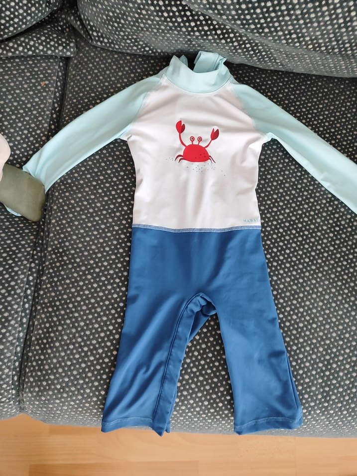 dechatlon Uzun Kollu Mavi Erkek Çocuk Mayo - Görsel 2