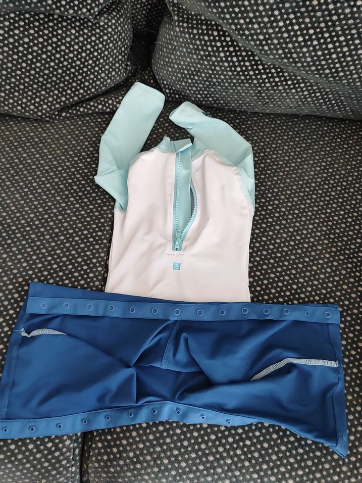 dechatlon Uzun Kollu Mavi Erkek Çocuk Mayo - Görsel 5