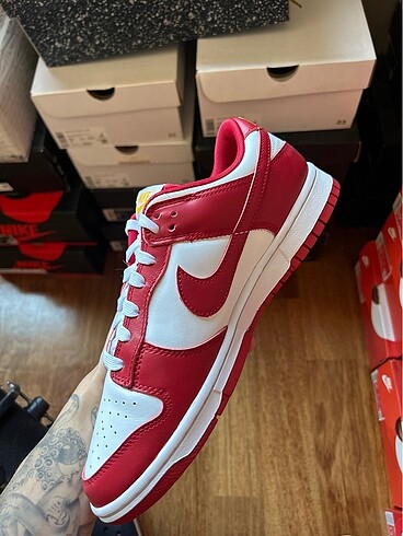 44 Beden kırmızı Renk USC Gym Red Nike Dunk Low (44)