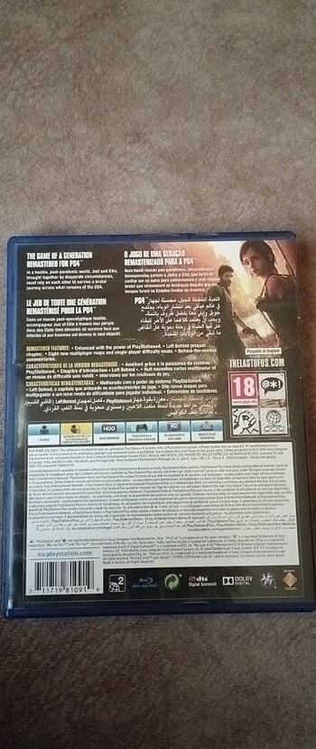 Sony The Last Of Us Remastered PS4 Oyun