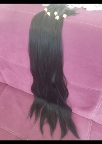 Beden 150 adet 75 cm gerçek saç