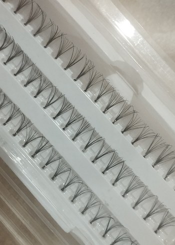 Bej Gri Takma Kirpik Seti - Görsel 3