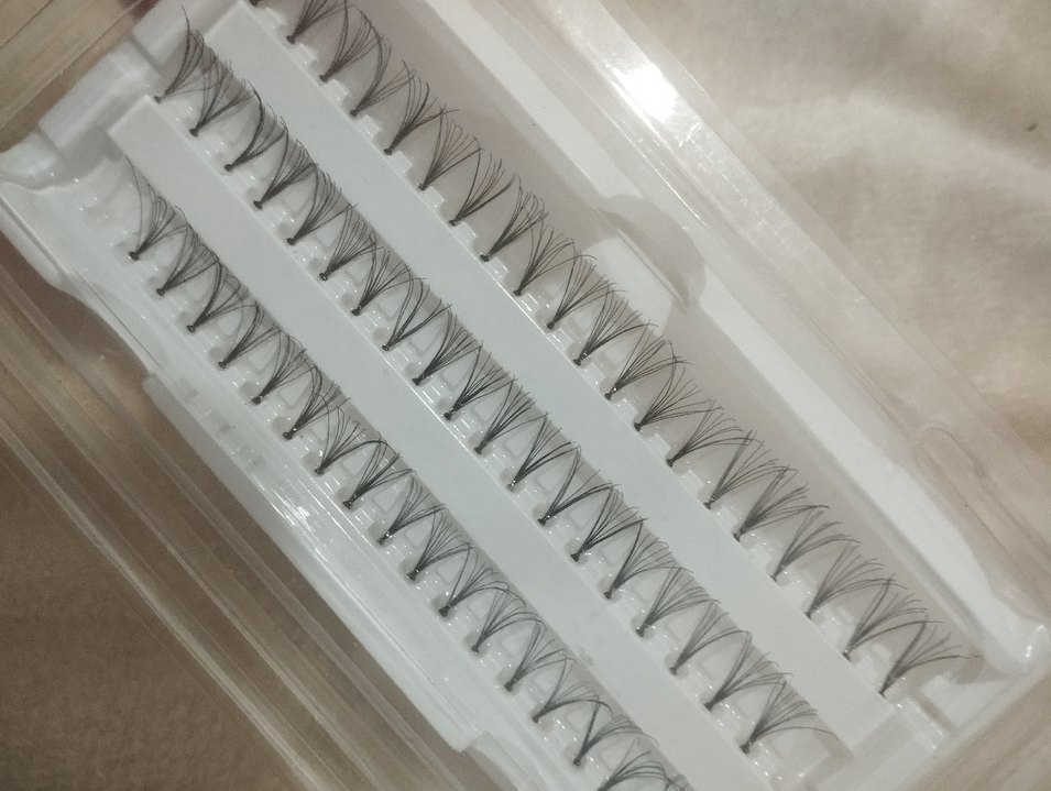 Bej Gri Takma Kirpik Seti - Görsel 3