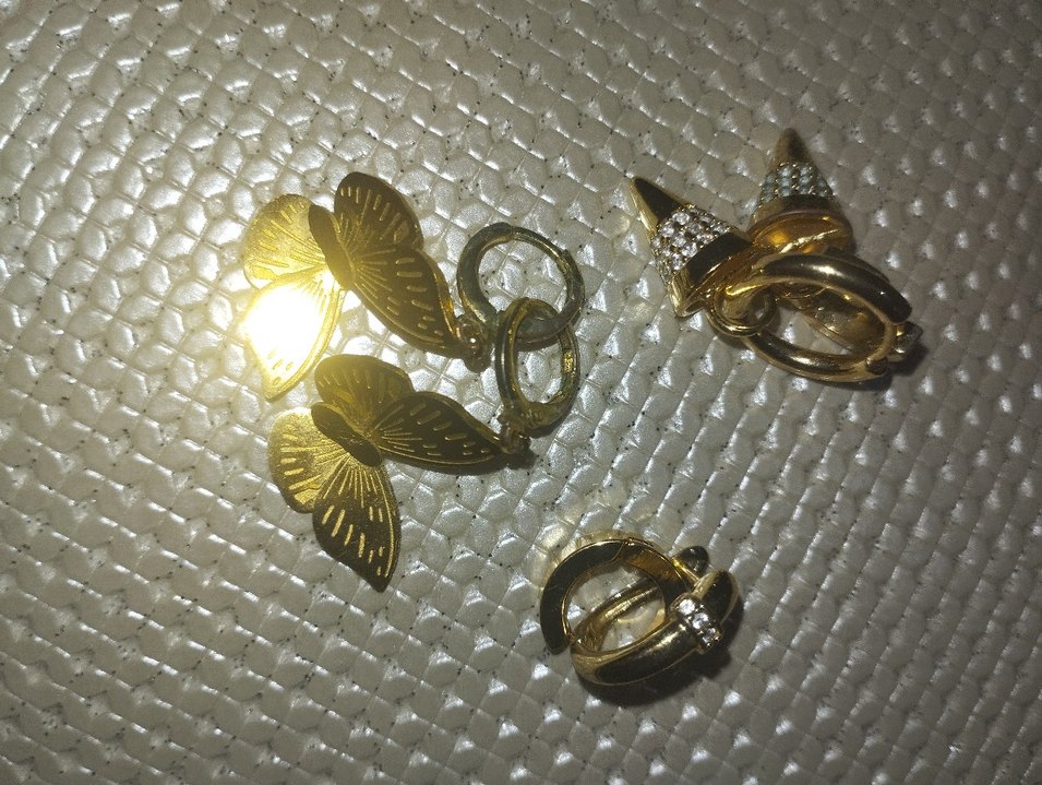 3 adet çelik küpe ışıl ışıl - Görsel 2