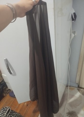 Camel Renk Bağlamalı Kısa Plaj Pareosu - Görsel 3