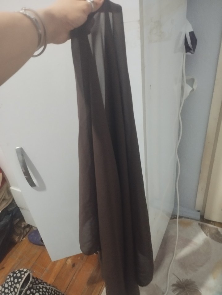 Camel Renk Bağlamalı Kısa Plaj Pareosu - Görsel 3