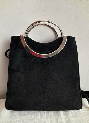 Nine West Vintage siyah nubuk çanta