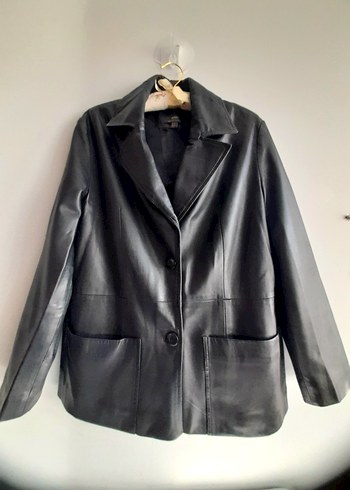 Mango Marka Vintage Gerçek Deri Ceket