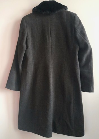 Mudo Marka Uzun Yün uzun Kadın Manto - Görsel 6