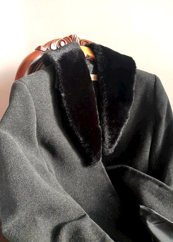 Mudo Marka Uzun Yün uzun Kadın Manto - Görsel 2