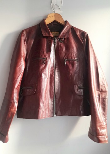 Violet Marka Gerçek Deri Mont - Görsel 13