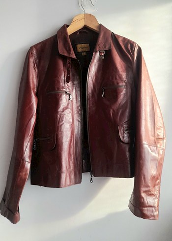 Violet Marka Gerçek Deri Mont - Görsel 3