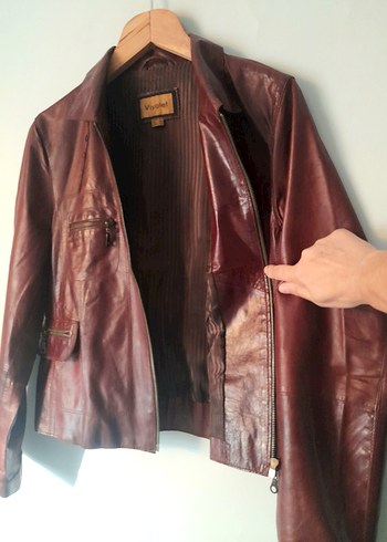 Violet Marka Gerçek Deri Mont - Görsel 5