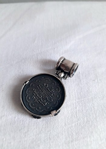 Gümüş Orjinal 2. Abdülhamid Han Osmanlı  Para Kolye - Görsel 10