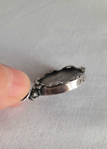 Gümüş Orjinal 2. Abdülhamid Han Osmanlı  Para Kolye - Görsel 4