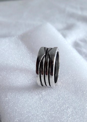 Orjinal Bvlgari Gümüş Yüzük - Görsel 7