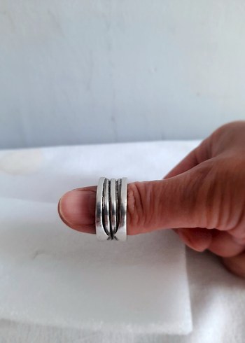 Orjinal Bvlgari Gümüş Yüzük - Görsel 15